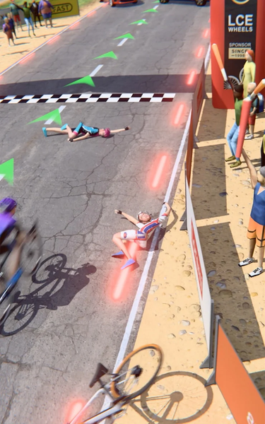 Road Cycling: World Tour Race - Gameplay image of android game