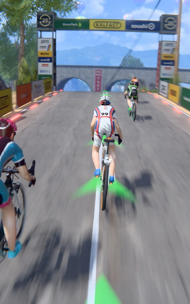 Road Cycling: World Tour Race - Gameplay image of android game