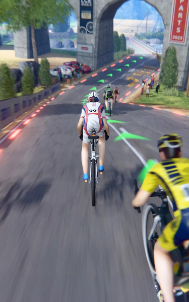 Road Cycling: World Tour Race - Gameplay image of android game