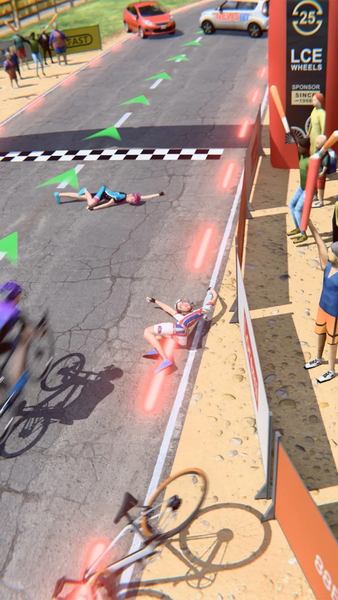 Road Cycling: World Tour Race - Gameplay image of android game