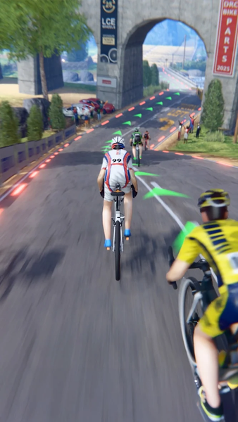 Road Cycling: World Tour Race - Gameplay image of android game