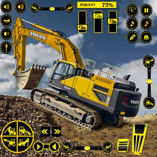 Road Construction Jcb games 3D - Gameplay image of android game
