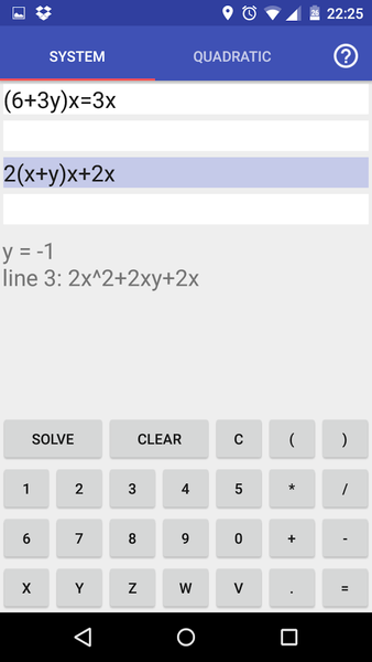 Equation System Solver - عکس برنامه موبایلی اندروید