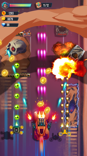 Road Rampage: Racing & Shooting to Revenge - Gameplay image of android game