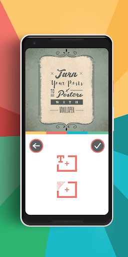 VanillaPen - Poster maker - عکس برنامه موبایلی اندروید