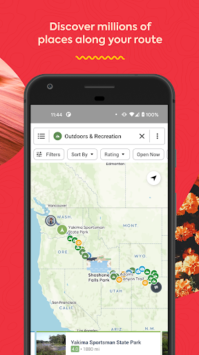 Roadtrippers - Trip Planner - عکس برنامه موبایلی اندروید