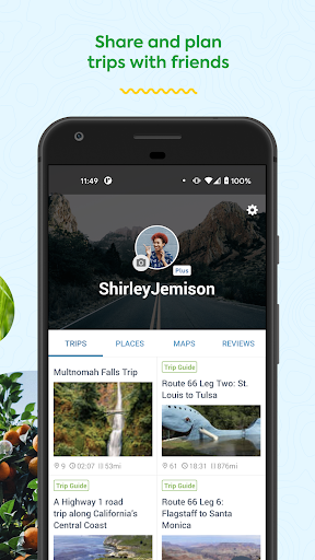 Roadtrippers - Trip Planner - عکس برنامه موبایلی اندروید