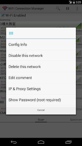 WiFi Connection Manager - عکس برنامه موبایلی اندروید