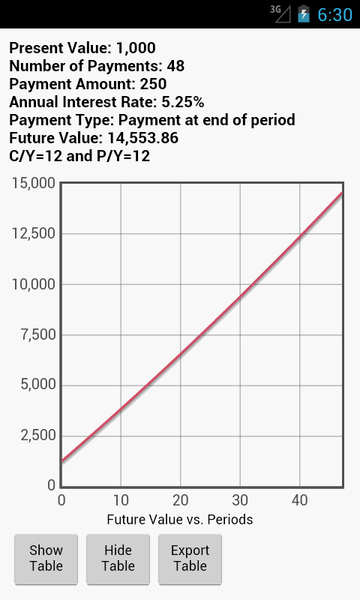 Financial Calculator FincCalc - Image screenshot of android app