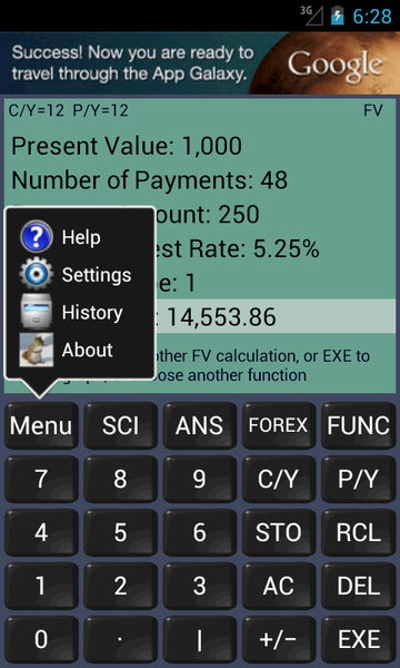 Financial Calculator FincCalc - عکس برنامه موبایلی اندروید