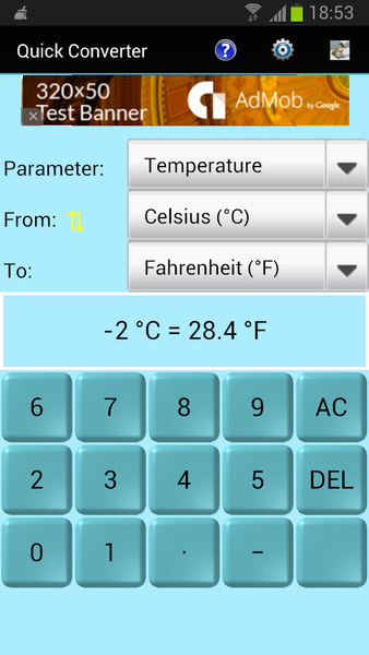 Quick Converter - عکس برنامه موبایلی اندروید
