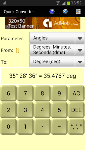Quick Converter - Image screenshot of android app