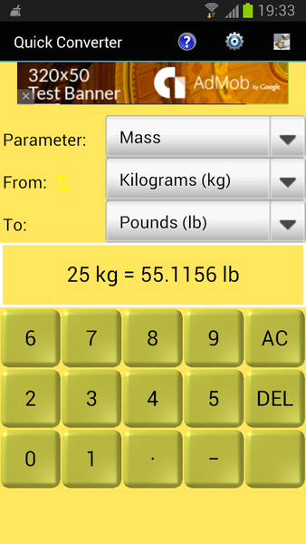 Quick Converter - Image screenshot of android app