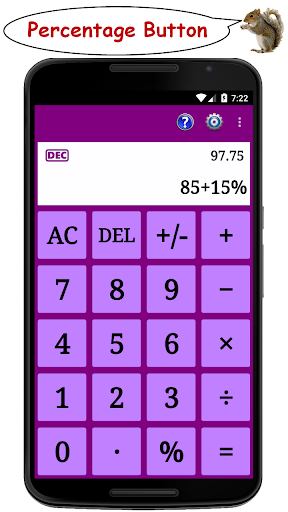 Standard Calculator (StdCalc) - Image screenshot of android app
