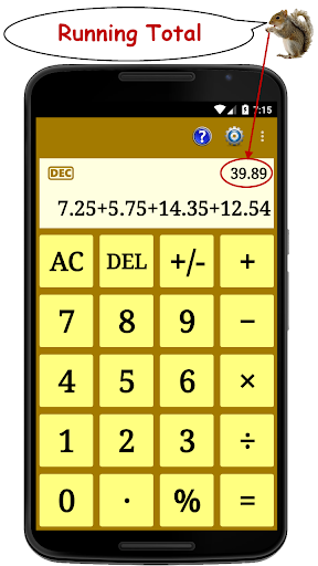 Standard Calculator (StdCalc) - Image screenshot of android app