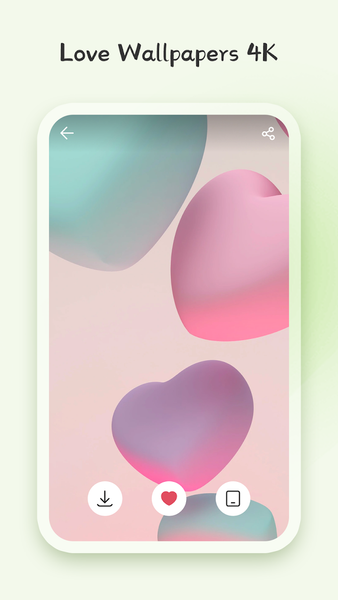 Love Wallpapers ۴K - عکس برنامه موبایلی اندروید