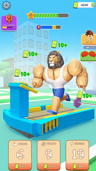 Idle Gym Tycoon: Slap & Run - Gameplay image of android game