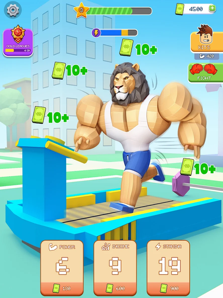 Idle Gym Tycoon: Slap & Run - Gameplay image of android game