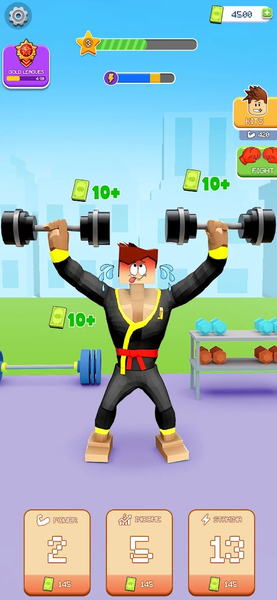 Idle Gym Tycoon: Slap & Run - Gameplay image of android game