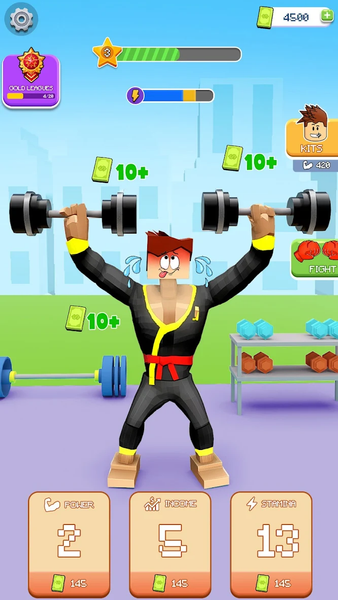 Idle Gym Tycoon: Slap & Run - Gameplay image of android game