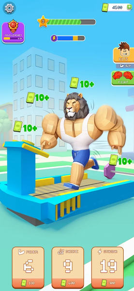 Idle Gym Tycoon: Slap & Run - Gameplay image of android game