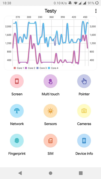 Testy: Test your phone - عکس برنامه موبایلی اندروید