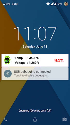 Battery Widget & Info - عکس برنامه موبایلی اندروید