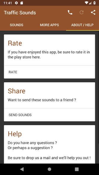 Traffic Sounds - Image screenshot of android app