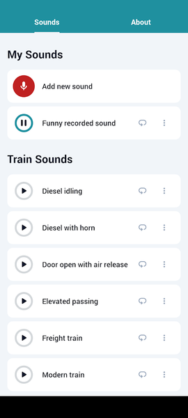 Train Sounds - Image screenshot of android app