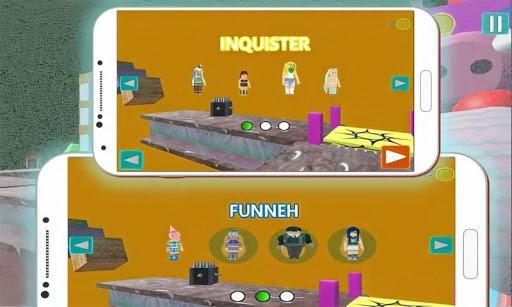 Crazy Cookie Obby Block World - Gameplay image of android game