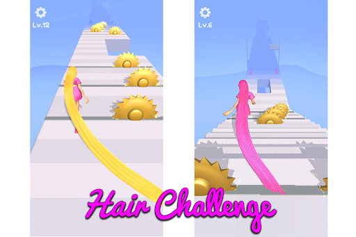 Hair Challenge 3D - عکس برنامه موبایلی اندروید