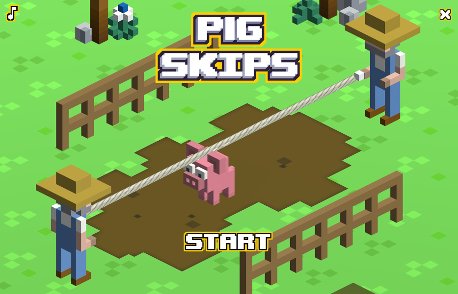 Pig Skips - عکس برنامه موبایلی اندروید