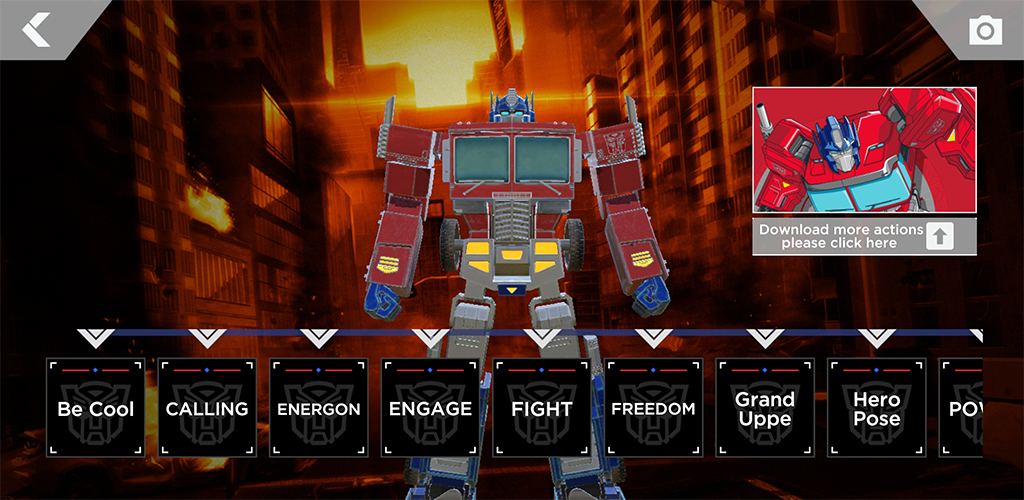 robosen Optimus Prime (Flagshi - Image screenshot of android app