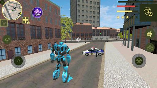 Super Car Robot Transforme Futuristic Supercar - Gameplay image of android game