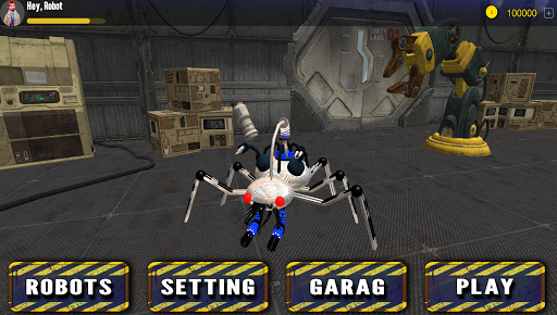 Robot fighting - Gameplay image of android game