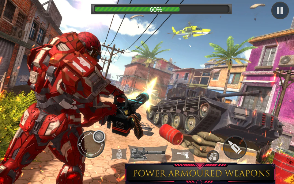 Robot Shooting : Commando Game - Gameplay image of android game