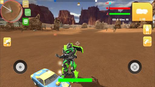 Robot War Free Fire - Survival battleground Squad - Image screenshot of android app