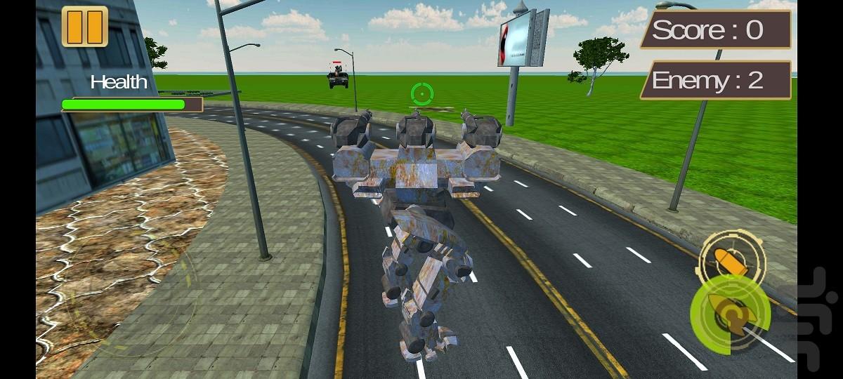 پلیس آهنی - Gameplay image of android game