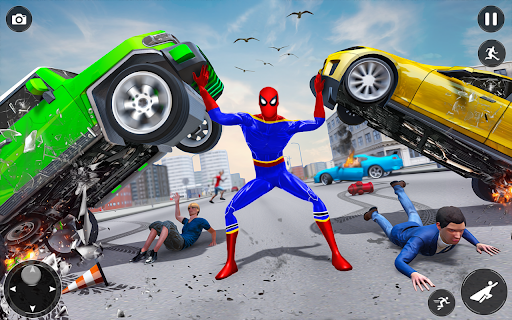 Spider Fighting Superhero Game - Gameplay image of android game