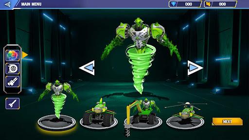 Shark Robot Car Transform Game - Image screenshot of android app