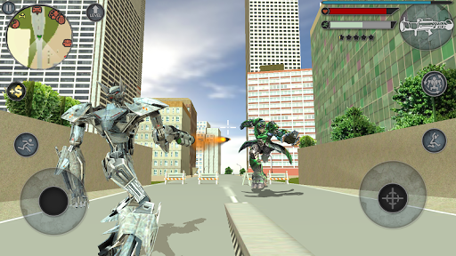 Robot Airplane Simulator Flying Robot Transforming - عکس بازی موبایلی اندروید