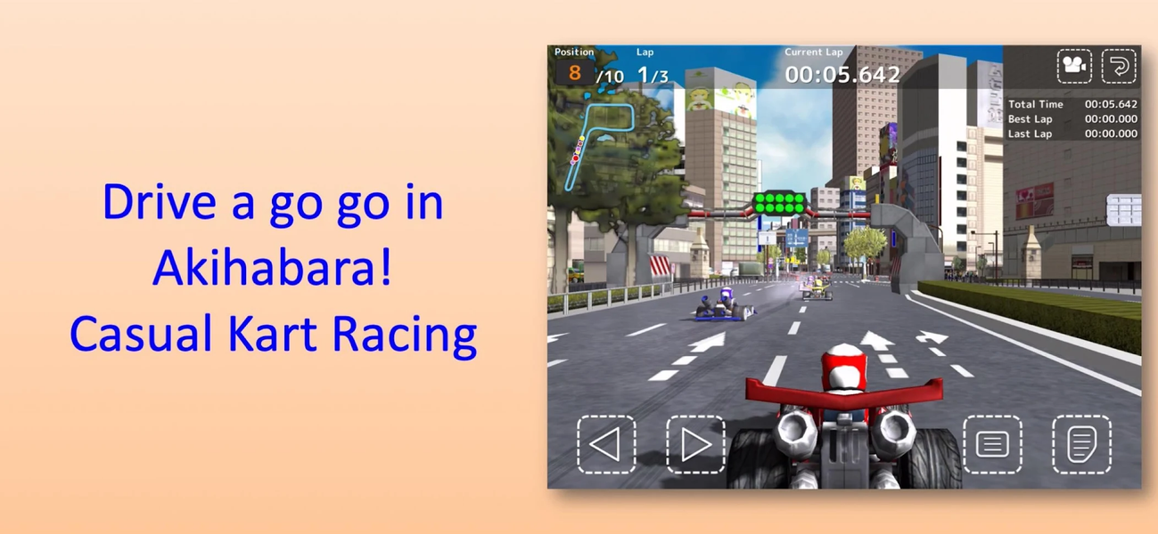 Akiba Kart Racing - Gameplay image of android game