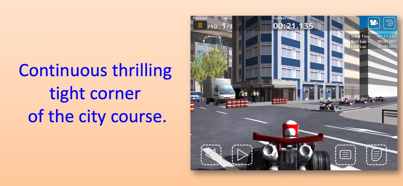 Akiba Kart Racing - Gameplay image of android game