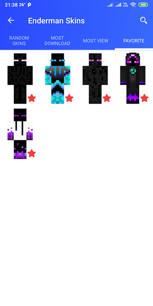 Enderman Skins - عکس برنامه موبایلی اندروید