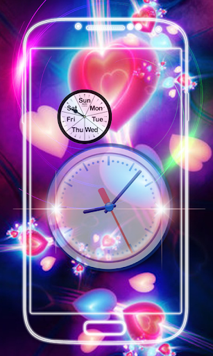 Love Clock Live Wallpaper - عکس برنامه موبایلی اندروید