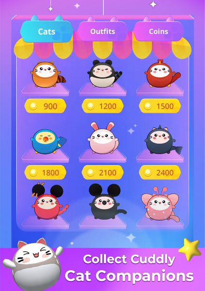 EDM Cats - Dancing Tiles Hop - Gameplay image of android game