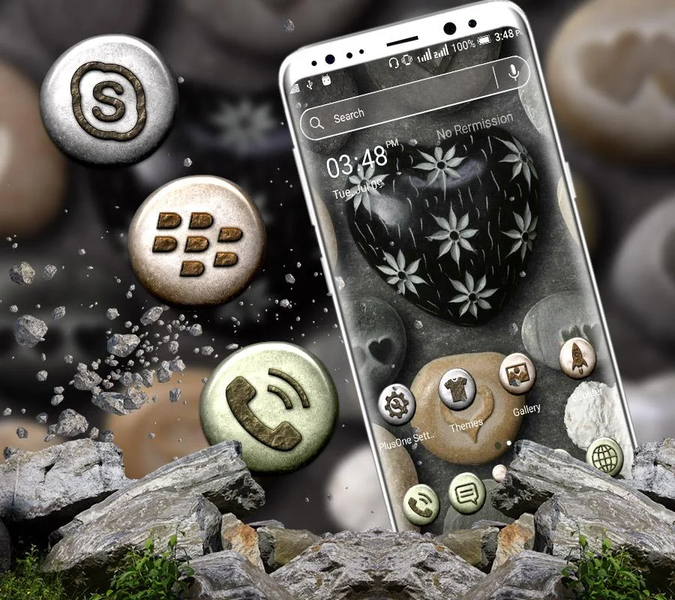 Rock Heart Launcher Theme - Image screenshot of android app