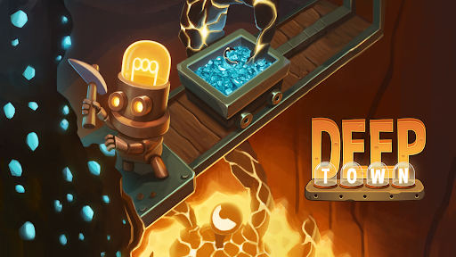 Deep Town: Idle Mining Tycoon - Gameplay image of android game