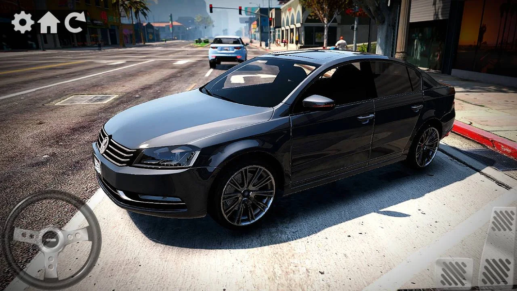 Speed VW Passat Traffic Racer - Gameplay image of android game