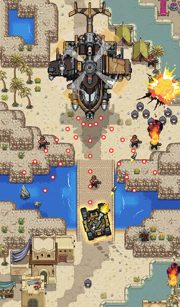 Jackal Army: Retro Shooting - Image screenshot of android app